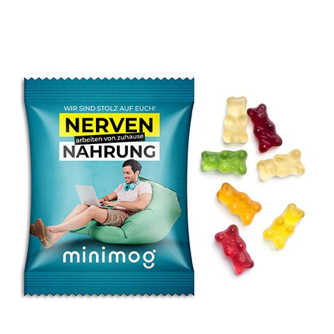 Gummibärchen im Werbetütchen