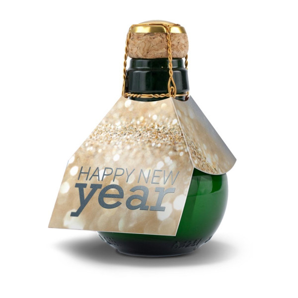 Kleinste Sektflasche der Welt! Happy New Year - Ohne Geschenkkarton, 125 ml